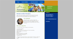 Desktop Screenshot of goldentitleagency.com